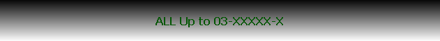 ALL Up to 03-XXXXX-X