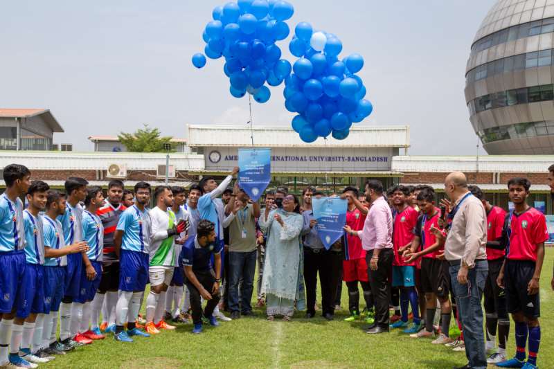 AIUB Inter College Football Championship 2022 begins