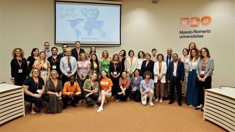 AIUB participated in the Erasmus+ Staff Mobility Program in MRU, Lithuania