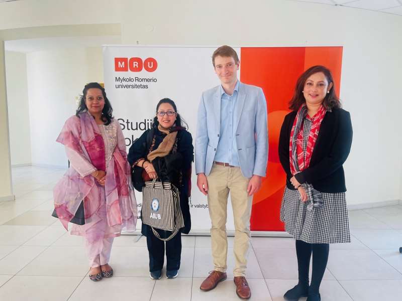 Faculty Members of AIUB participated in the ERASMUS+ KA171 program at Mykolas Romeris University (MRU)
