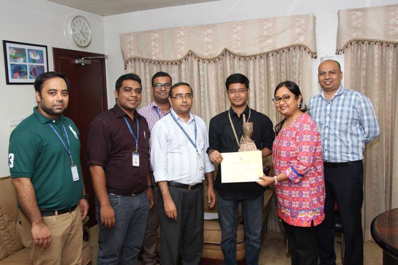 Student of AIUB is the winner of ‘Joy Bangla Youth Award’