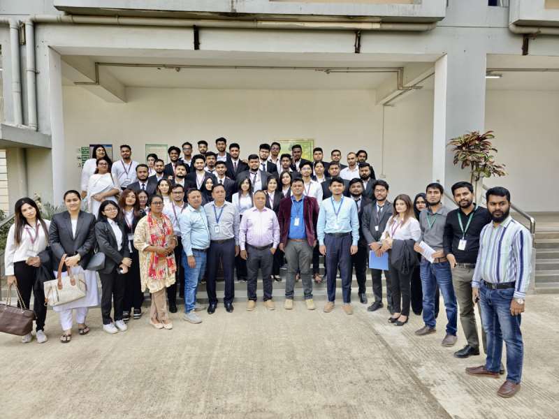 Law Students Visited a Factory in Gazipur to Learn about Compliance of RMG Industry