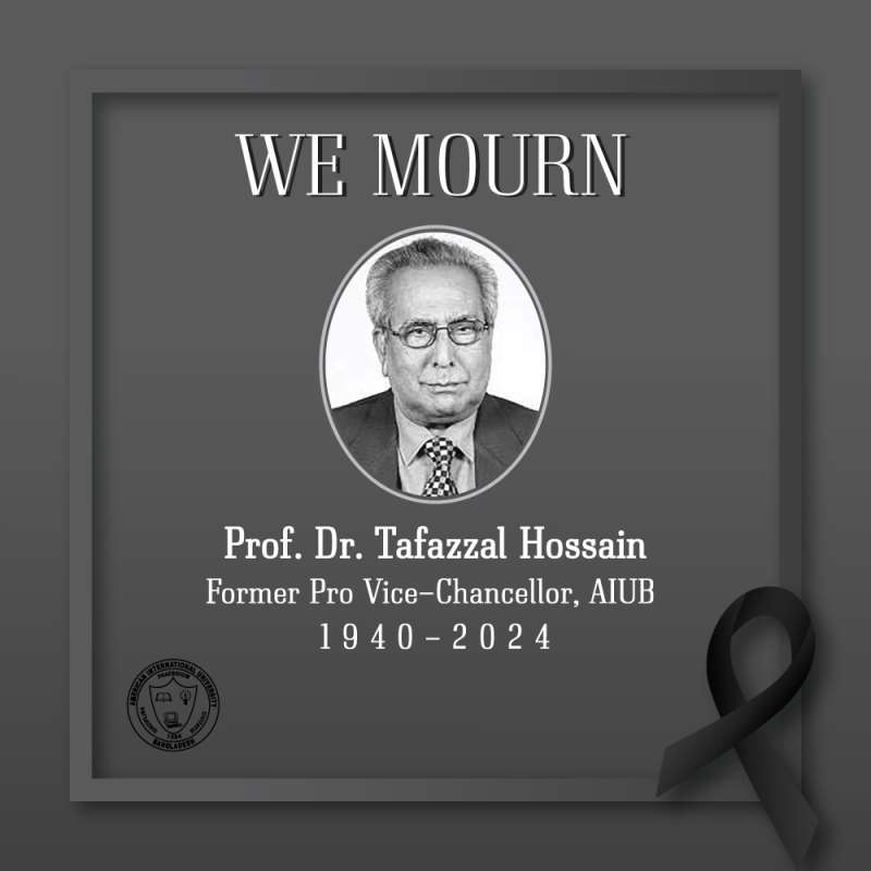 We Mourn the death of: